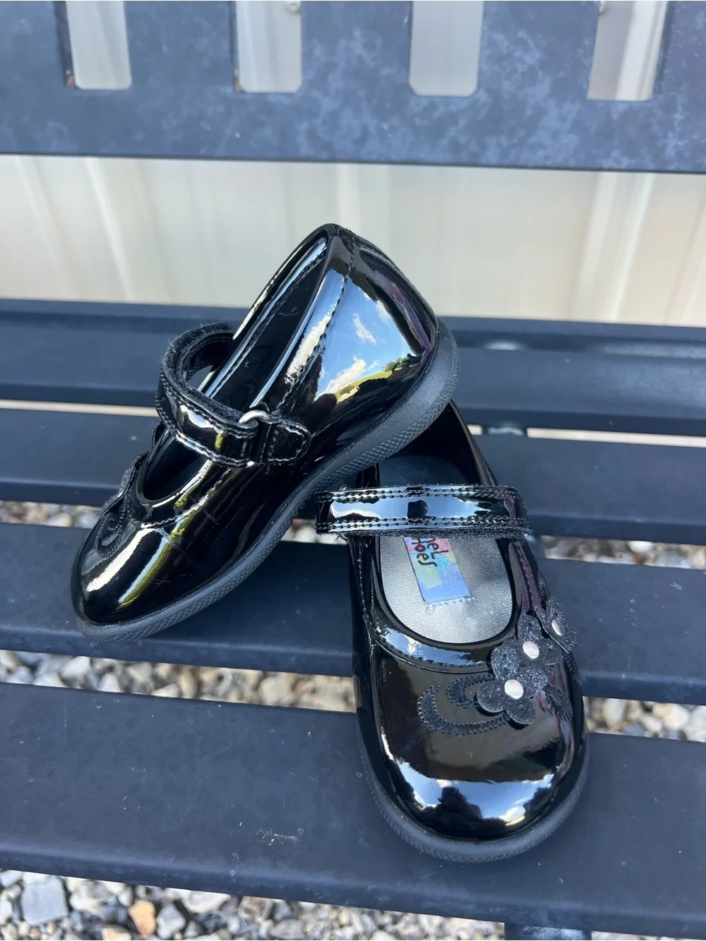 Rachel Shoes Toddler Black Dress Shoes Size 6